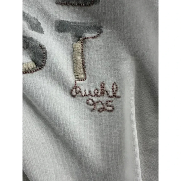Ruehl‎ No. 925 Women's Full Zip Hoodie with Logo on Front White. - Picture 3 of 10